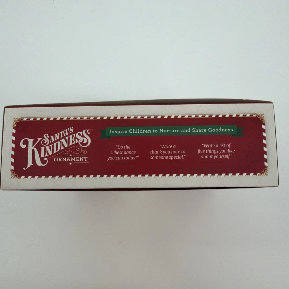 Demdaco Santa's Kindness Interactive Christmas Ornament & Journal NEW